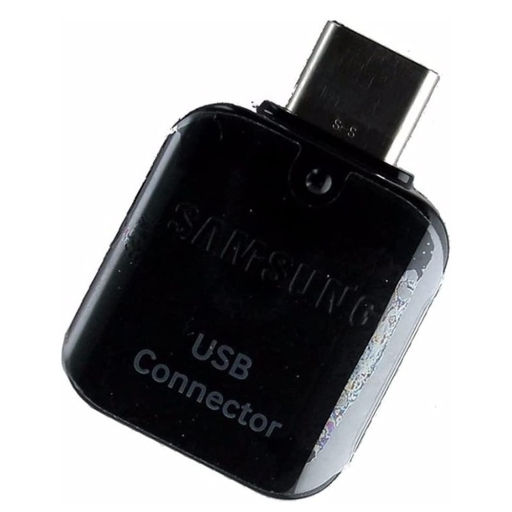 NEW Samsung OEM On the Go OTG USB to USB-C Adapter in Glossy Black